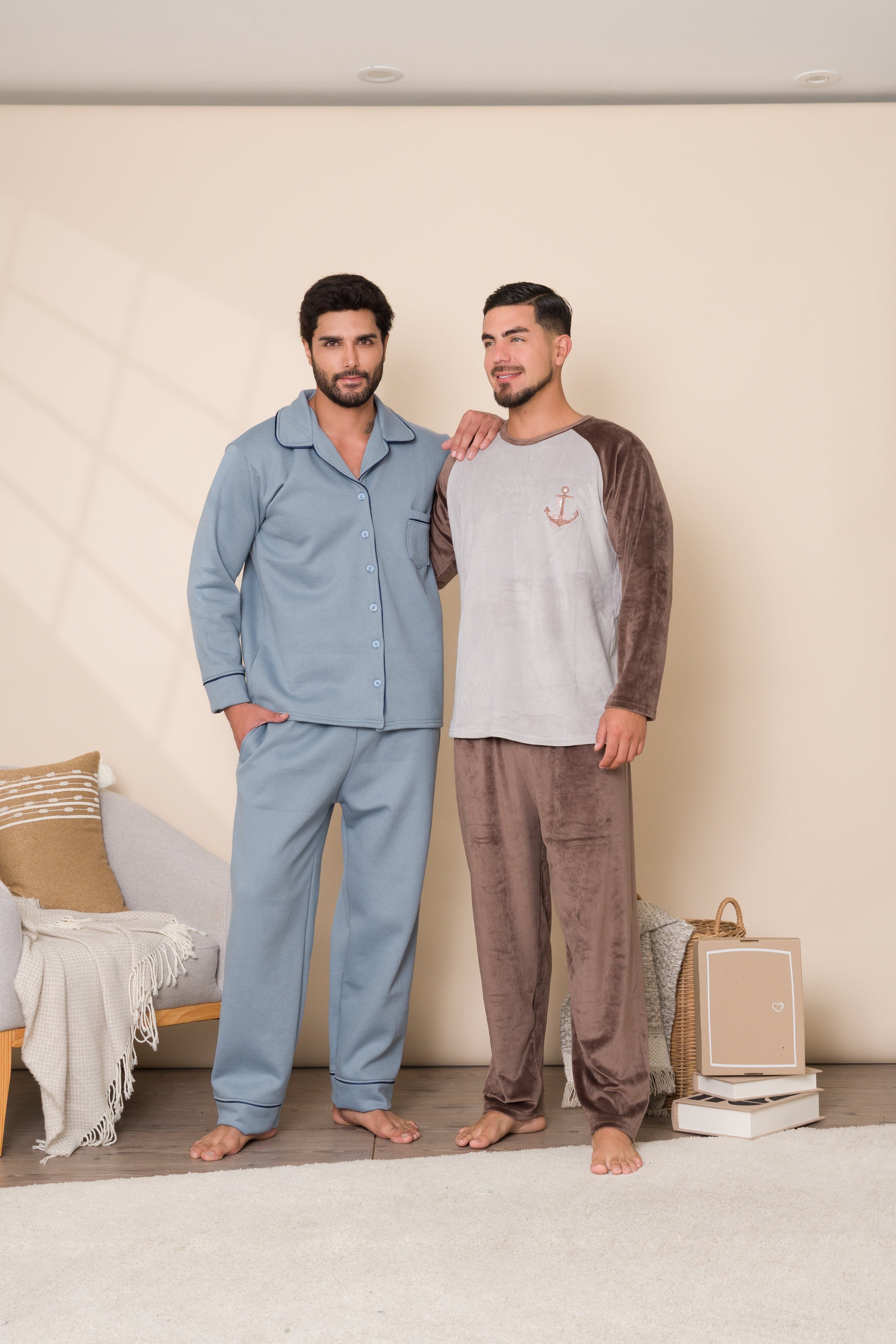 Pijamas y batas de invierno para hombre