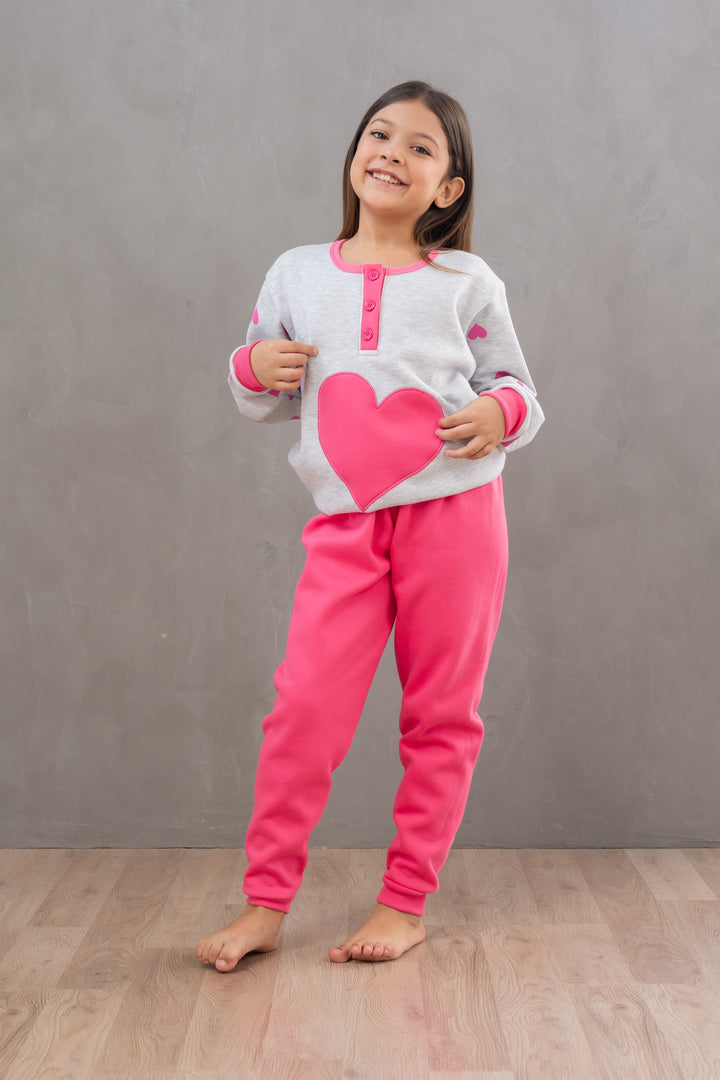 Pijama Corazón Kids - Franela