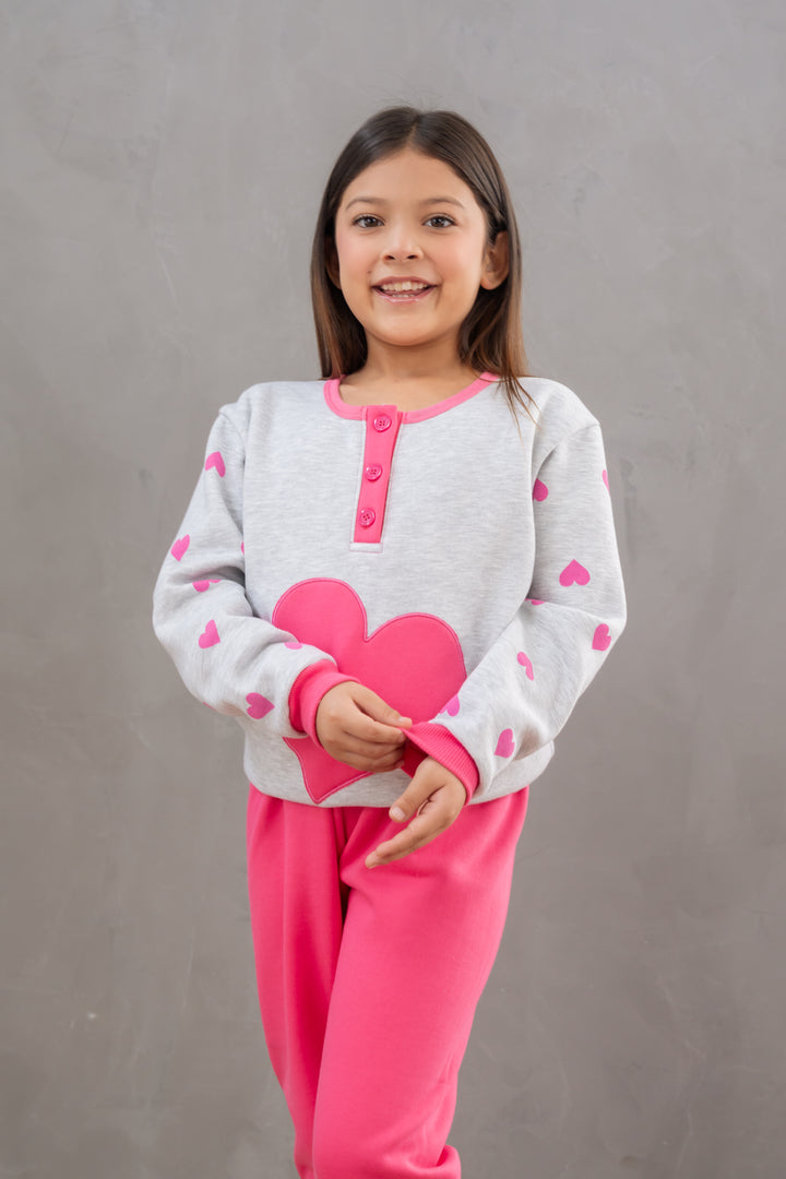 Pijama Corazón Kids - Franela