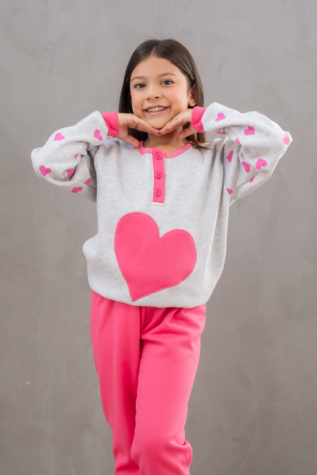 Pijama Corazón Kids - Franela