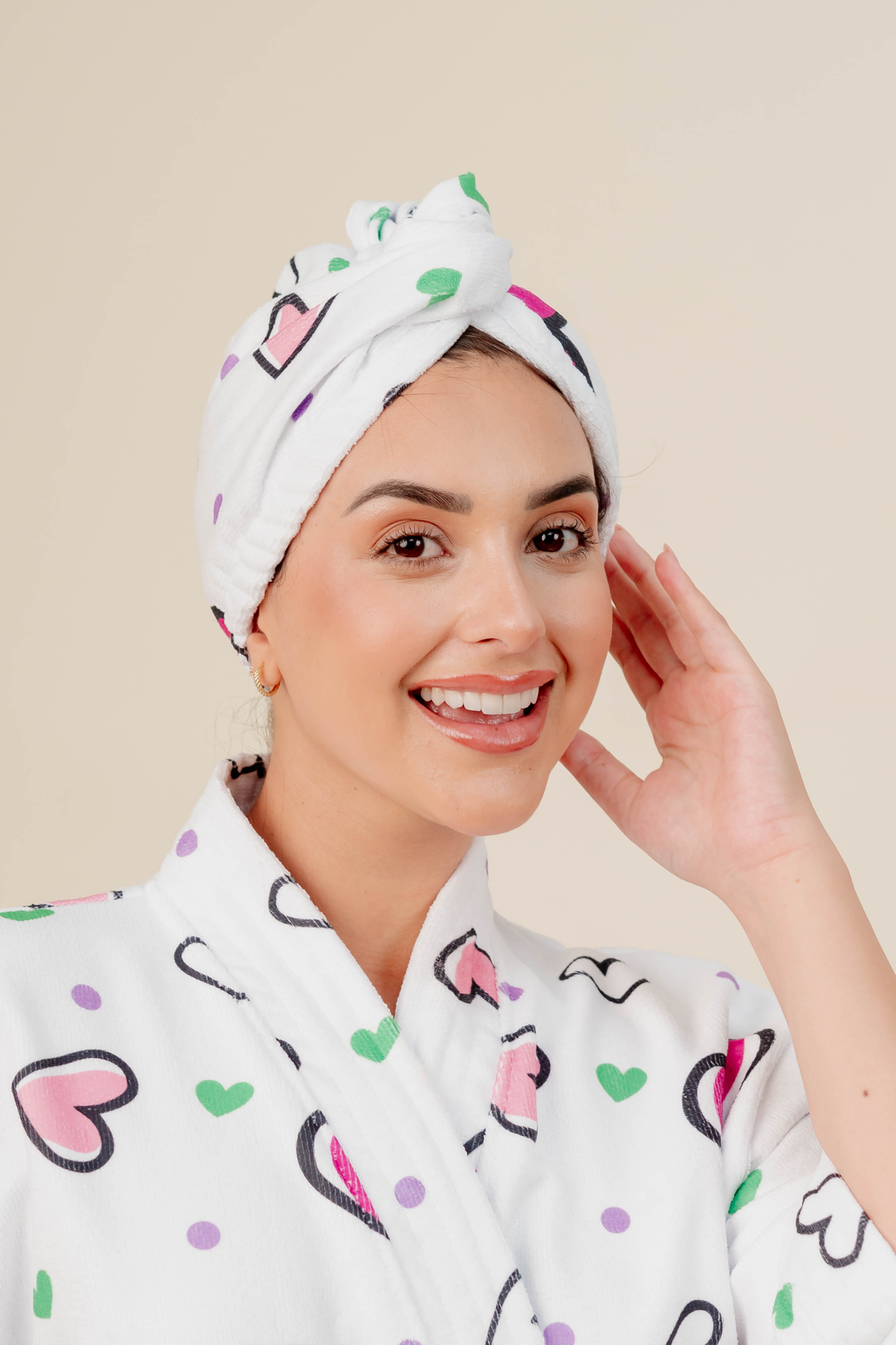 Gorra Corazón - Microfibra Estampada.