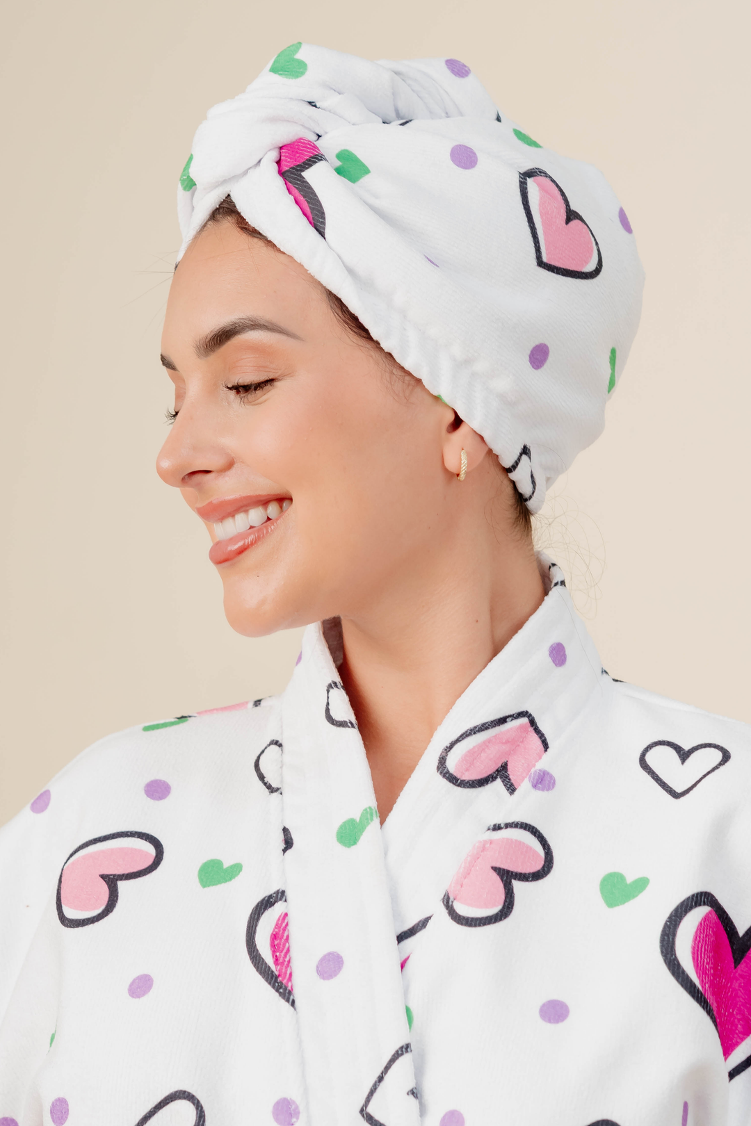 Gorra Corazón - Microfibra Estampada.