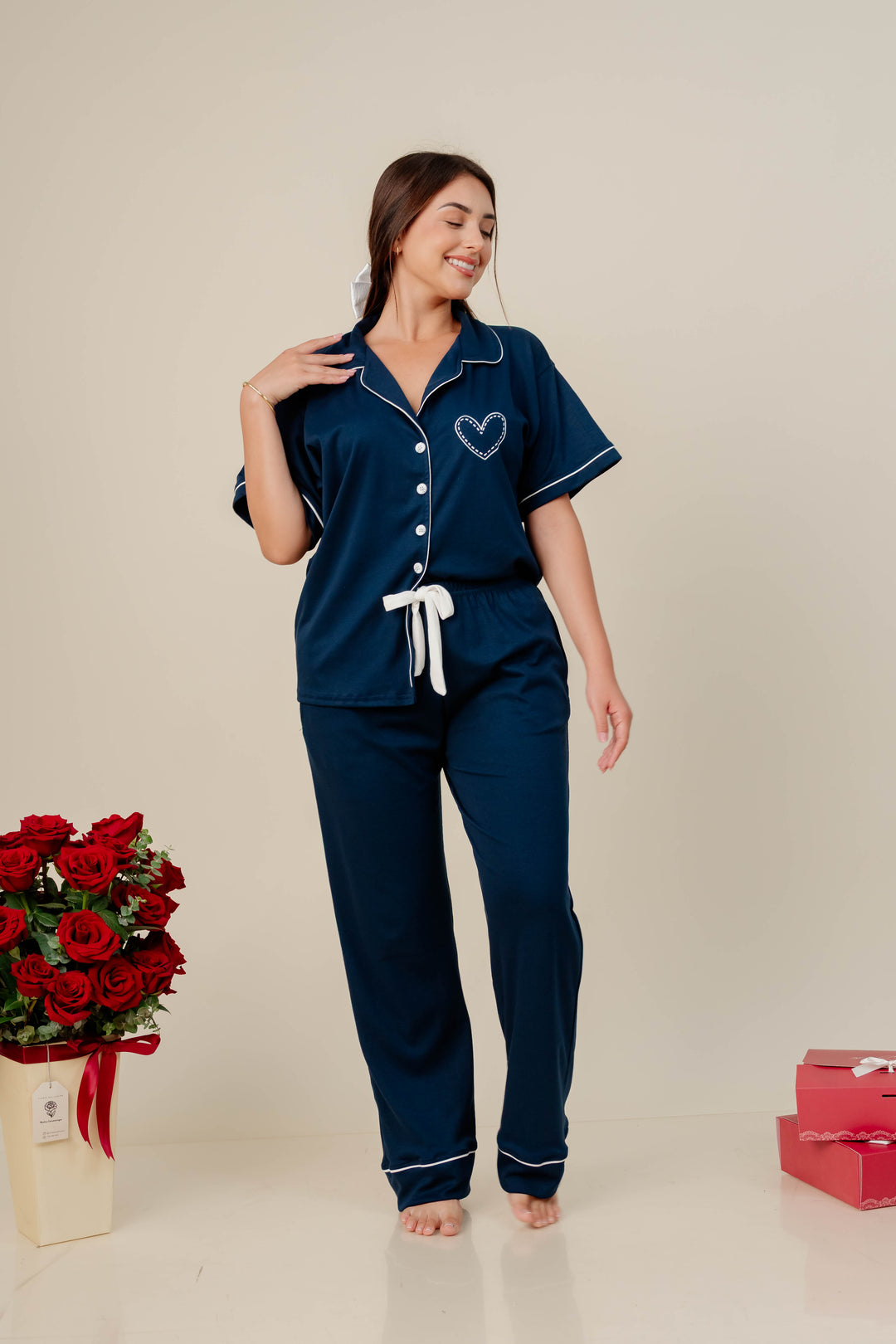 Pijama Brenda - Algodón pima