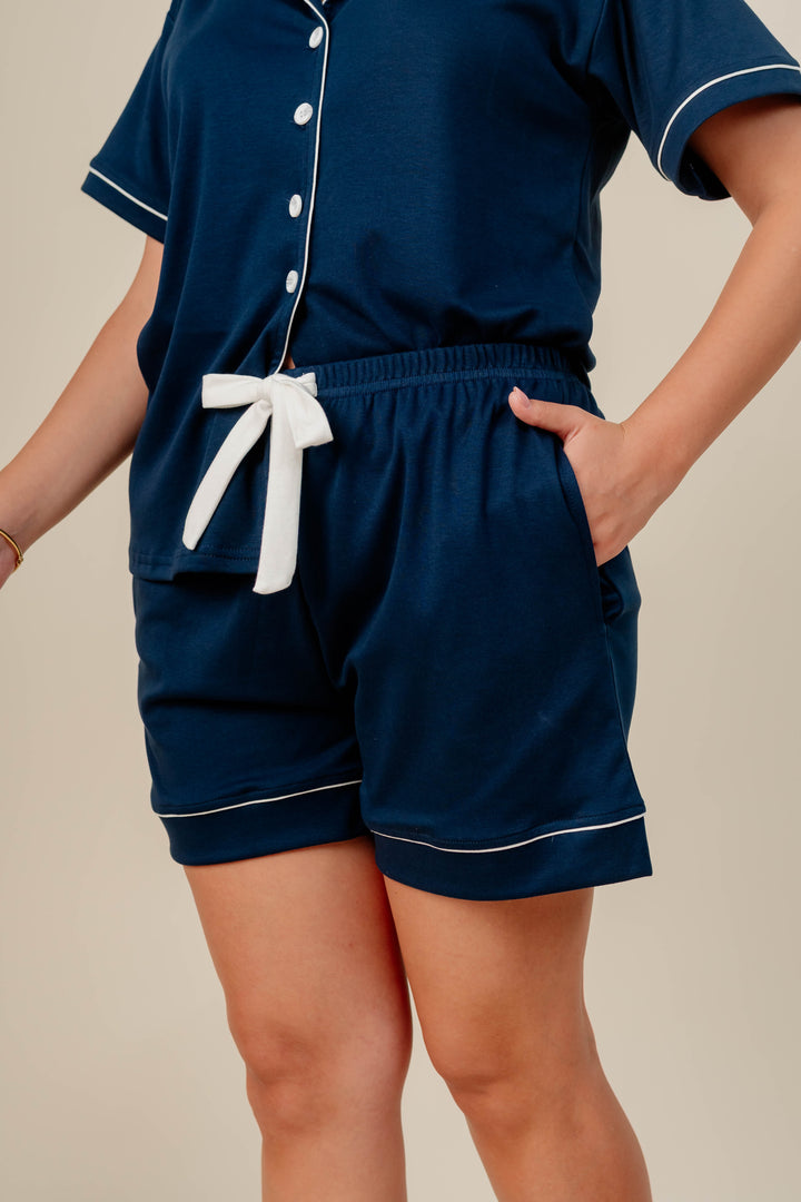 Pijama Sofía Acero - Algodón pima