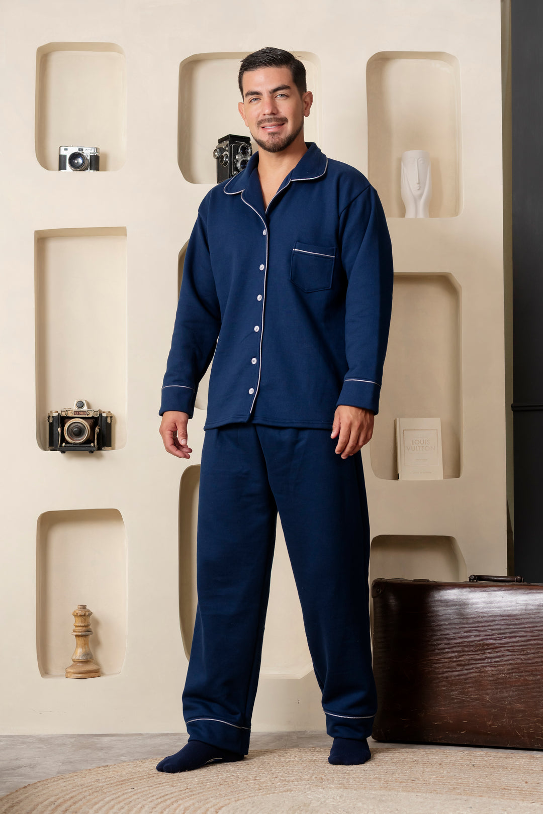Pijama Salvador - Algodón afranelado ( PRE- VENTA )