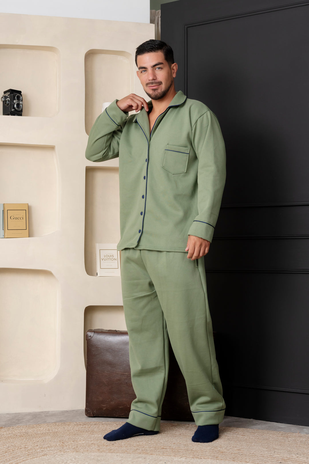 Pijama Salvador - Algodón afranelado ( PRE- VENTA )
