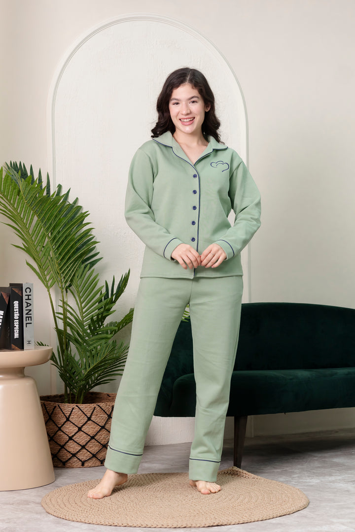Pijama Natalia -  Algodón afranelado ( PRE-VENTA )