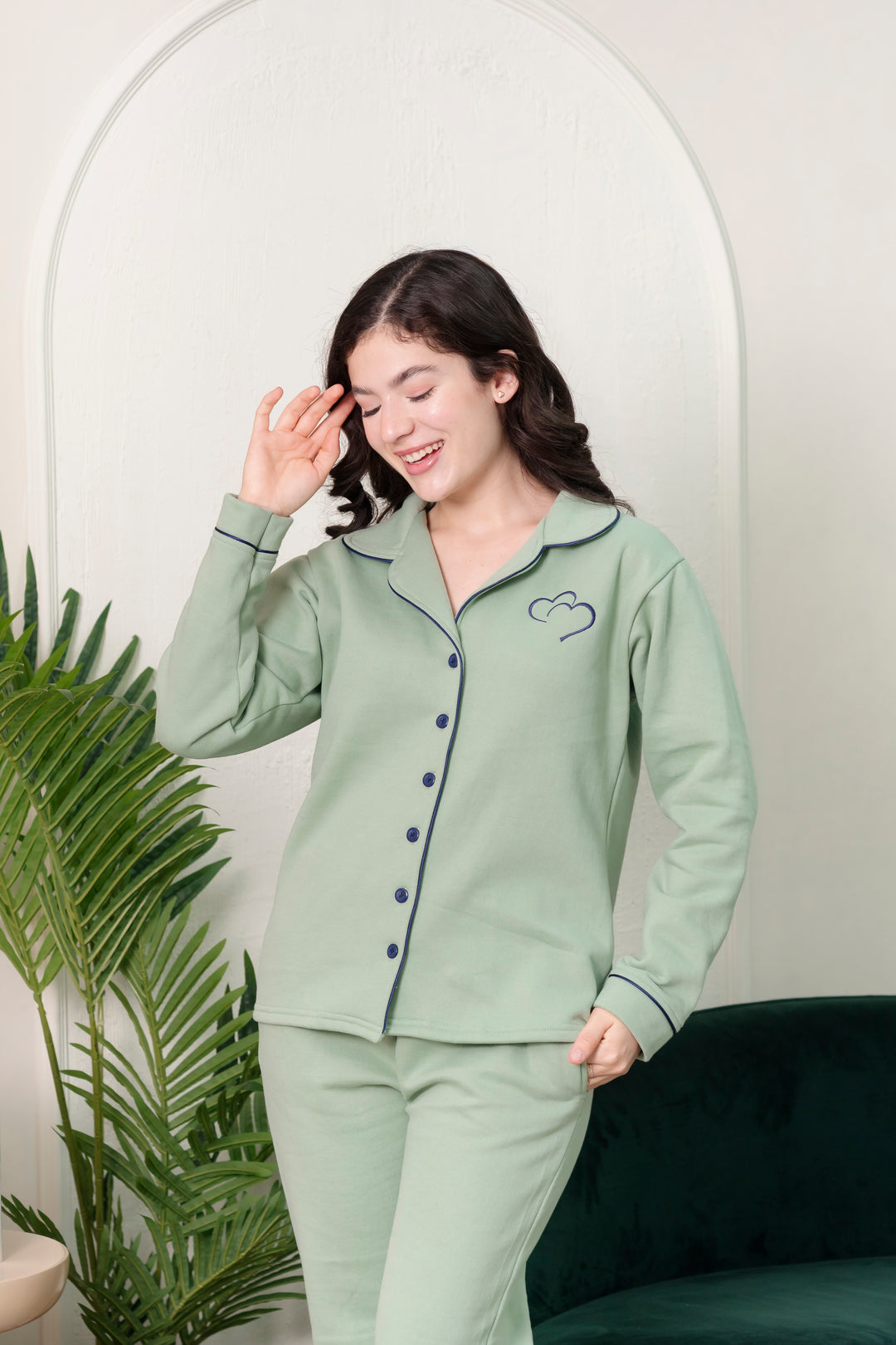 Pijama Natalia -  Algodón afranelado ( PRE-VENTA )