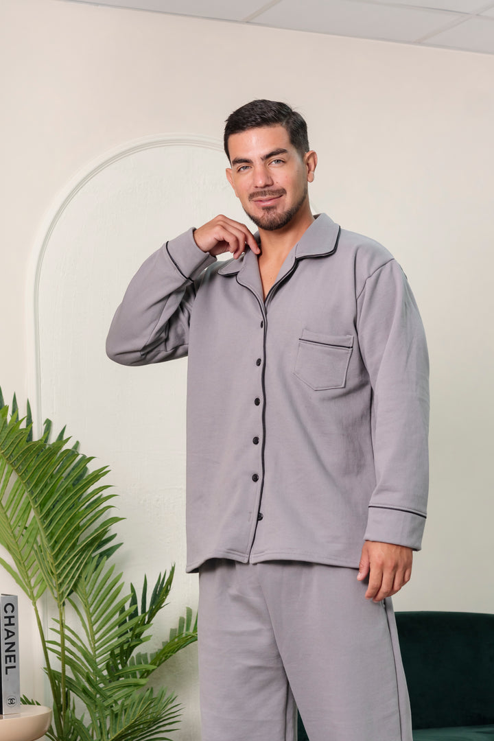 Pijama Salvador - Algodón afranelado ( PRE- VENTA )