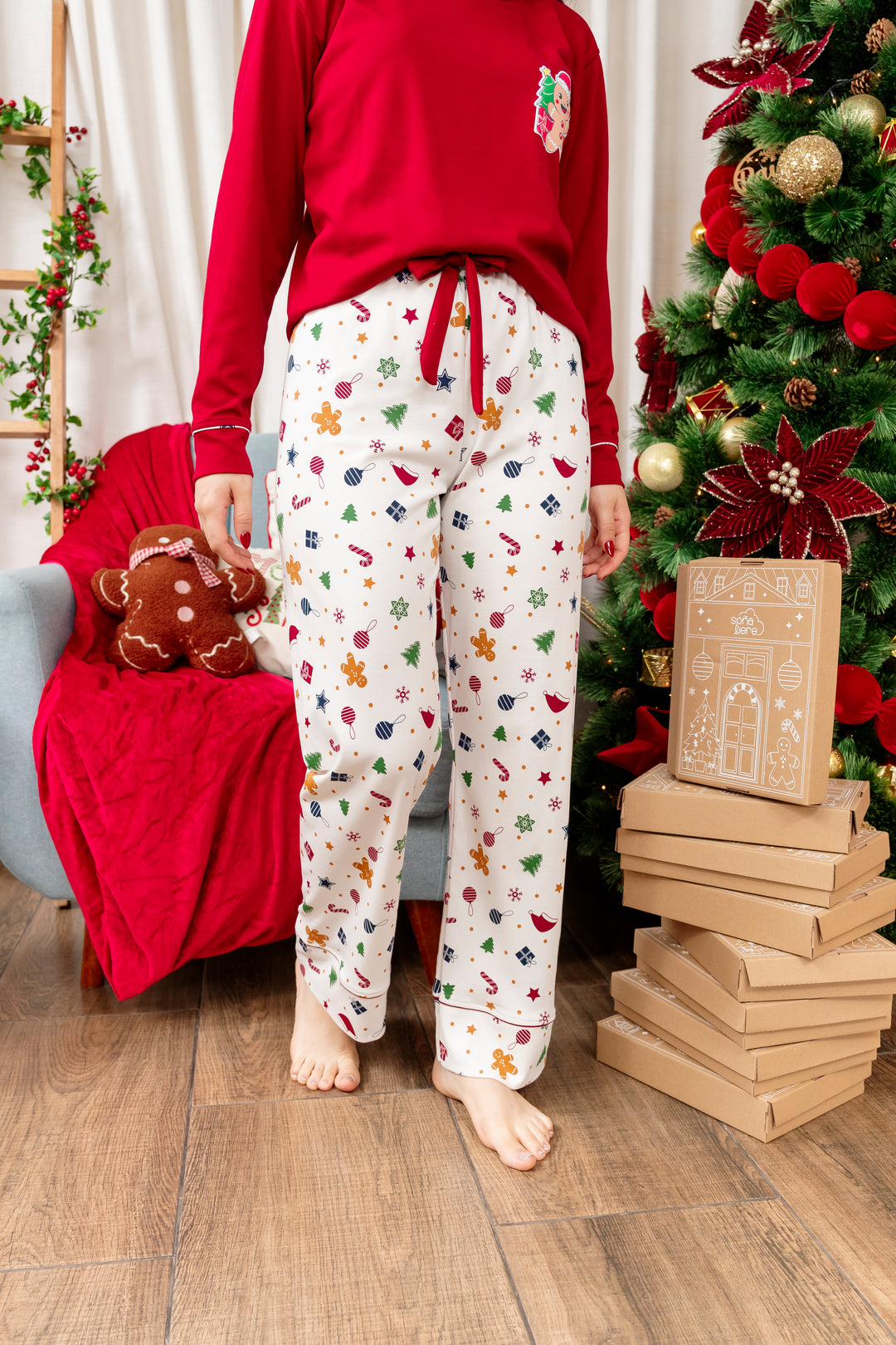Pijama Navideña Esperanza - Algodòn pima