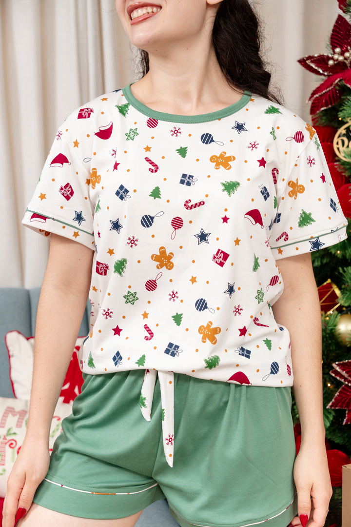 Pijama Navideña Gabriela - Algodòn pima