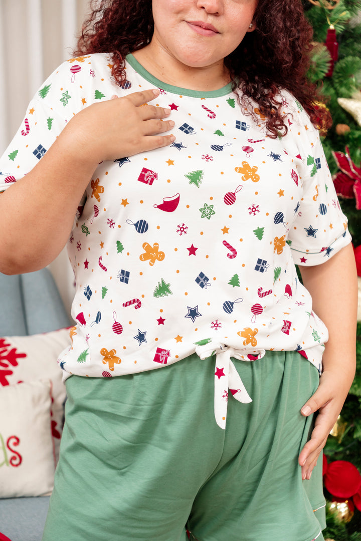 Pijama Navideña Gabriela XL  - Algodòn pima