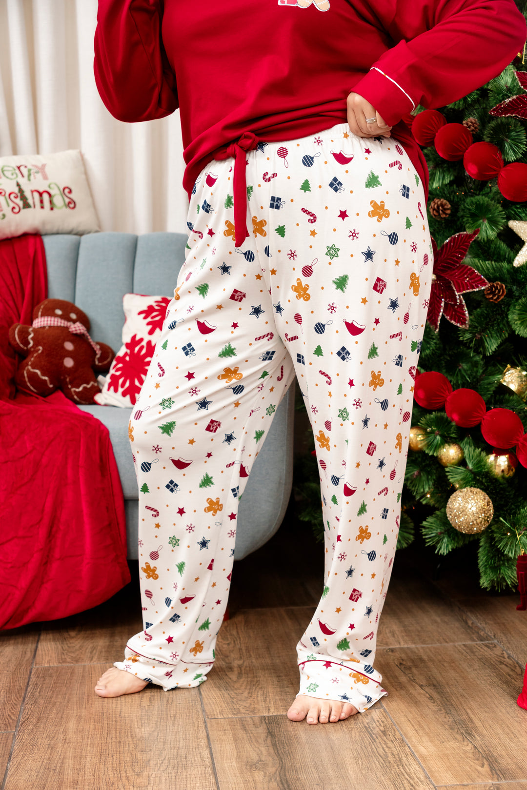 Pijama Navideña Esperanza XL  - Algodòn pima