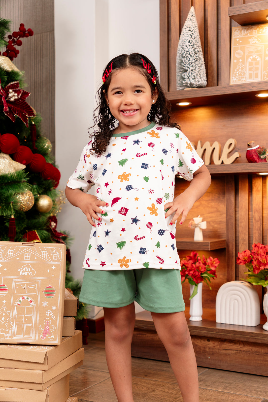 Pijama Navideño Jengibre   Unisex - Algodòn pima
