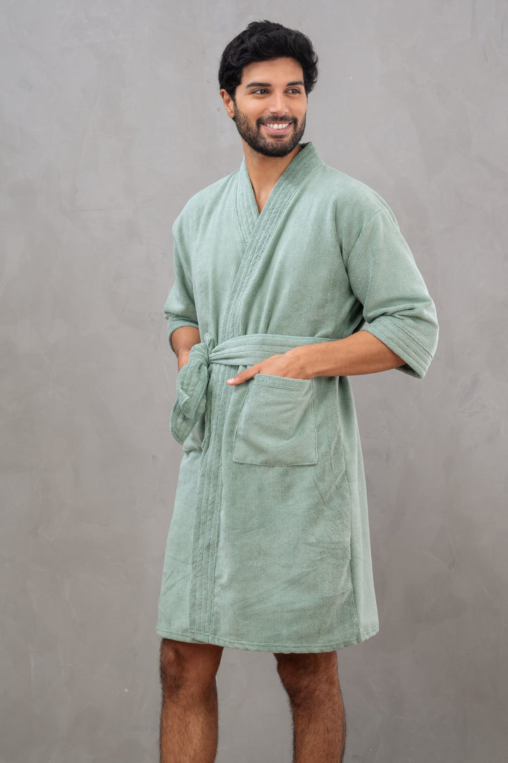 Bata de baño Leo - Microfibra