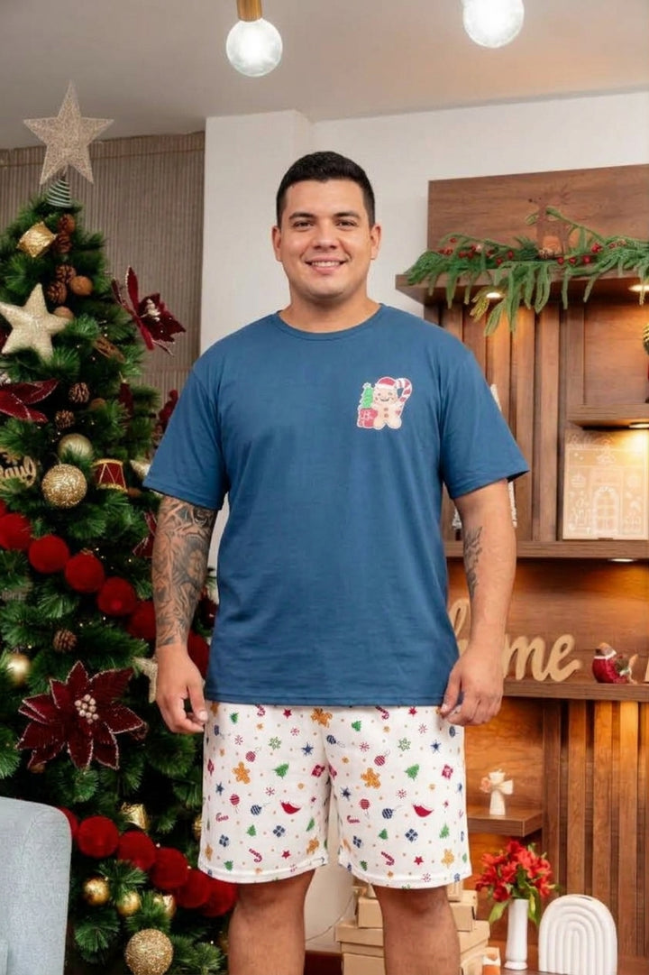 Pijama Navideña Gustavo XL - Algodòn pima