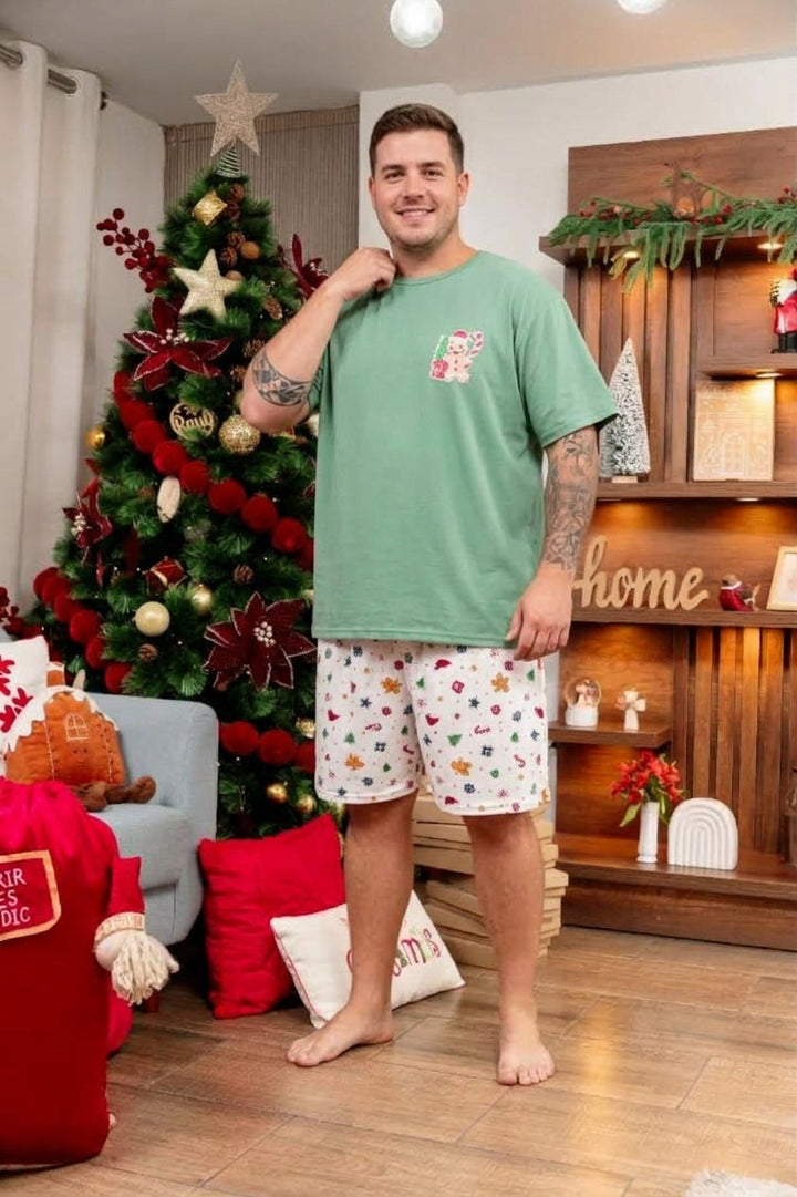 Pijama Navideña Gabriel XL - Algodòn pima