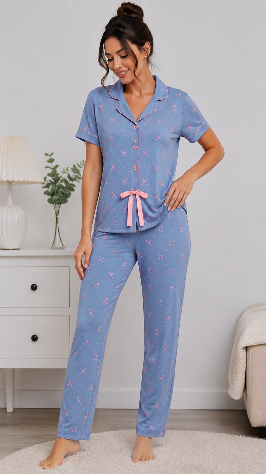 Pijama Mariana- Algodón pima