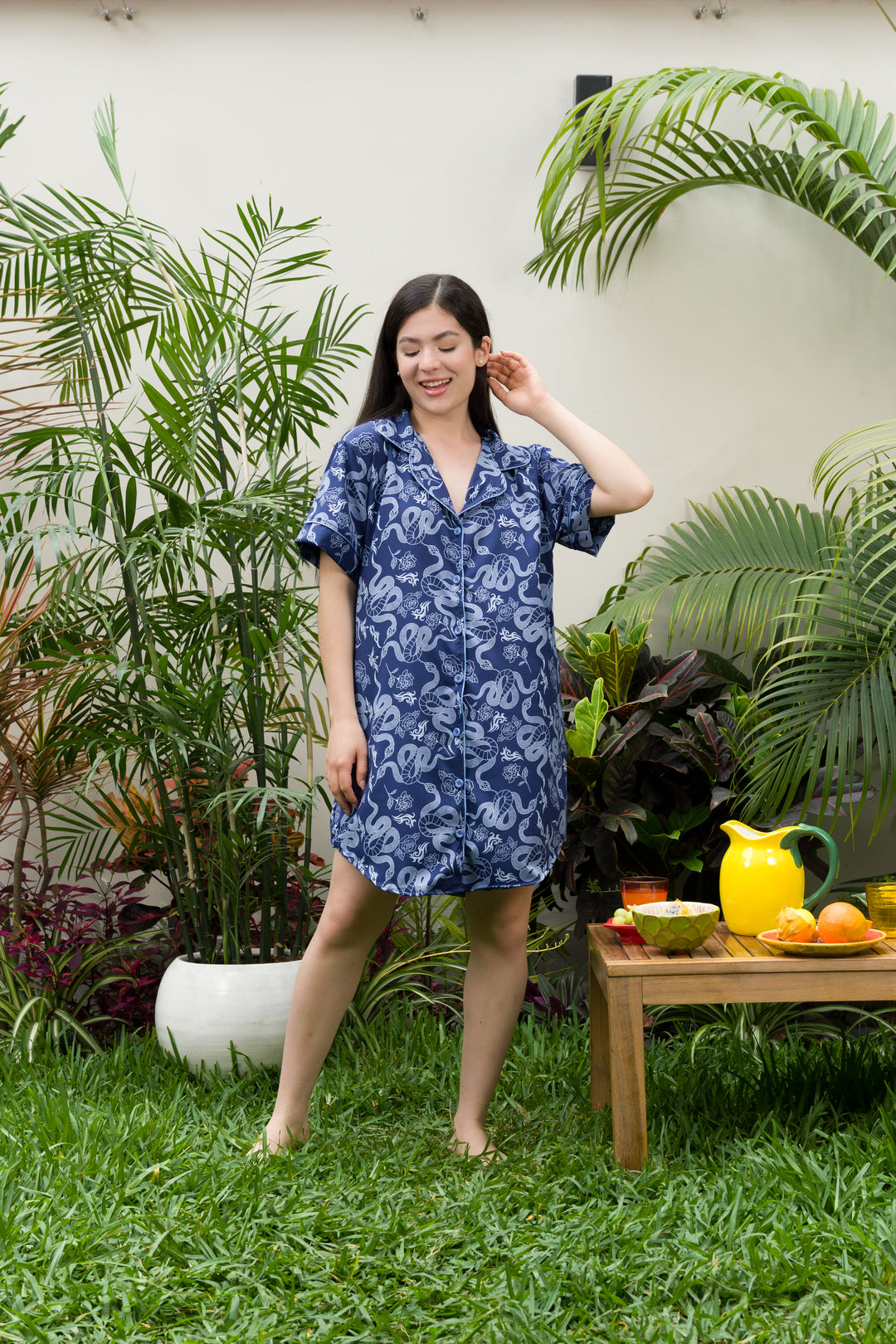 Camisola Rosal - Seda Francesa