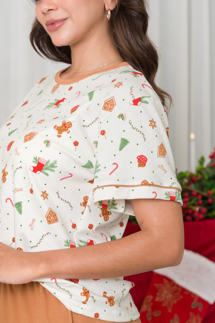 Pijama Navideña Estela algodòn pima  S al XL