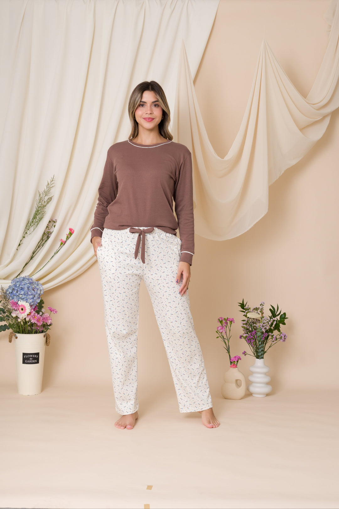 Pijama Rosa  - Algodòn pima