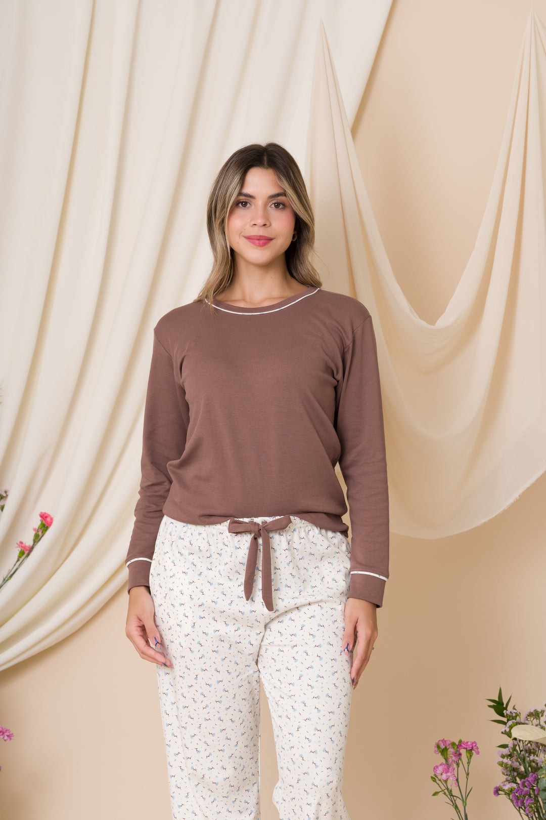 Pijama Rosa  - Algodòn pima