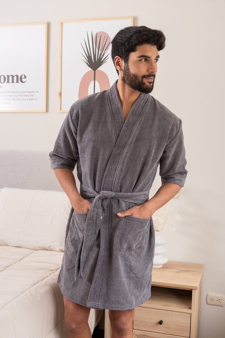 Bata de baño Leo - Microfibra