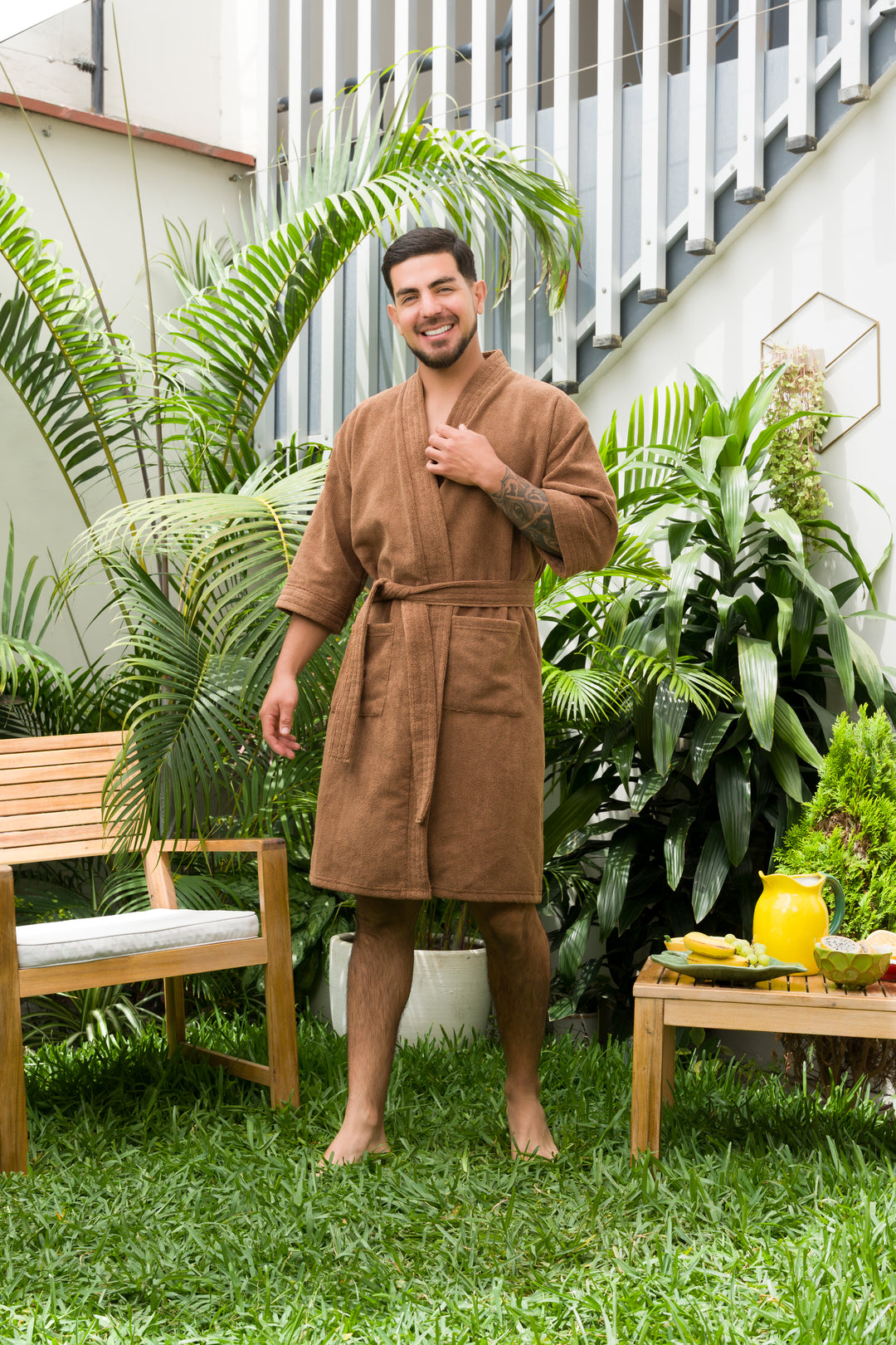 Bata de baño Leo - Microfibra