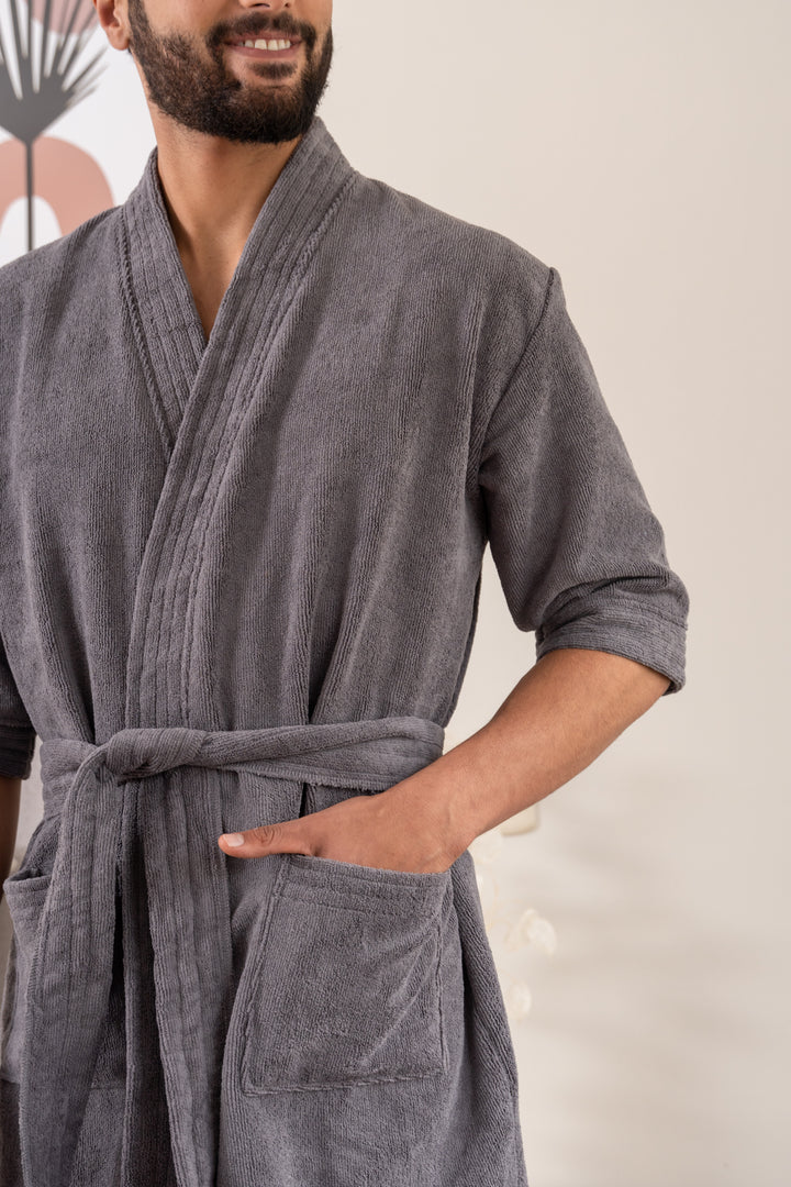 Bata de baño Leo - Microfibra