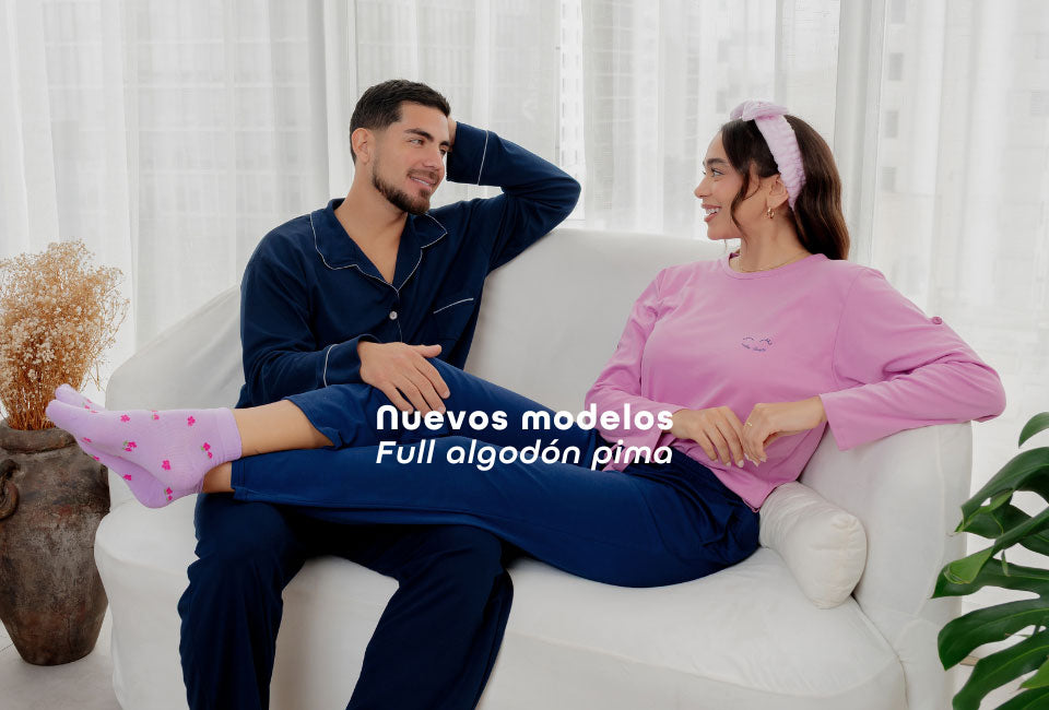 Pijamas en full algodón pima - Colección agosto septiembre 2025 - pijamas y batas Soñaliere