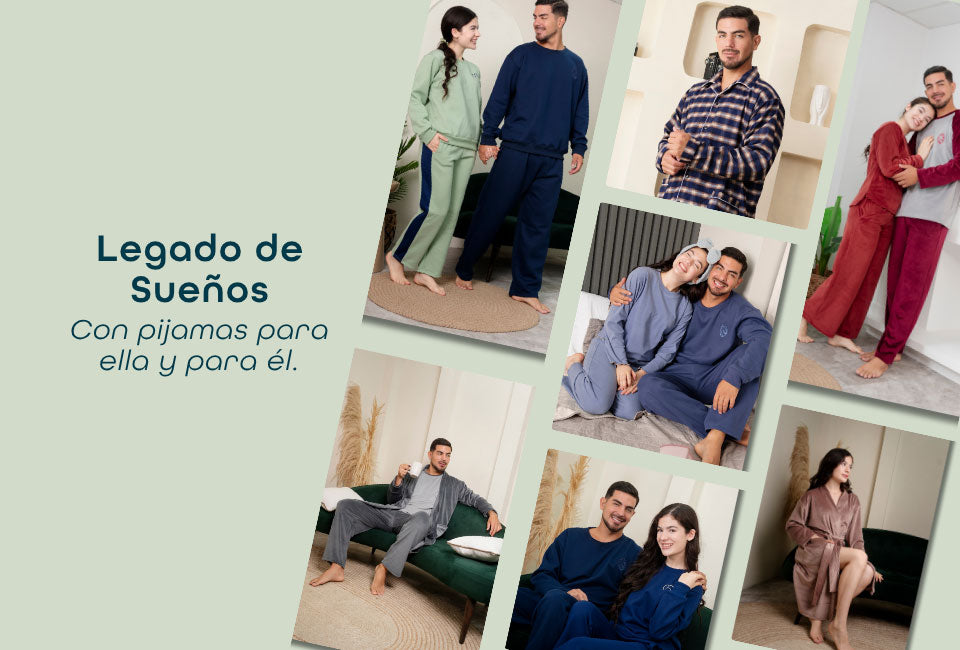 Pijamas para hombre y mujer - Legado de Sueños - Pijamas y Batas Soñaliere