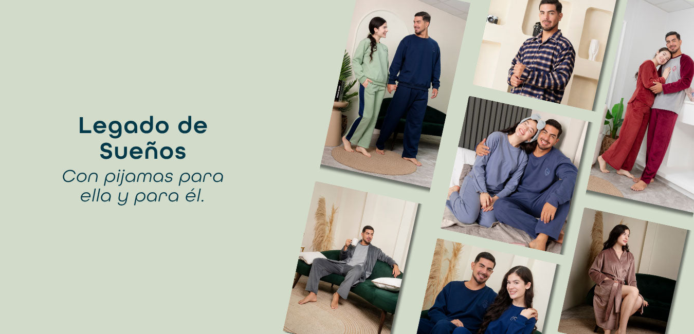 Pijamas para hombre y mujer - Legado de Sueños - Pijamas y Batas Soñaliere