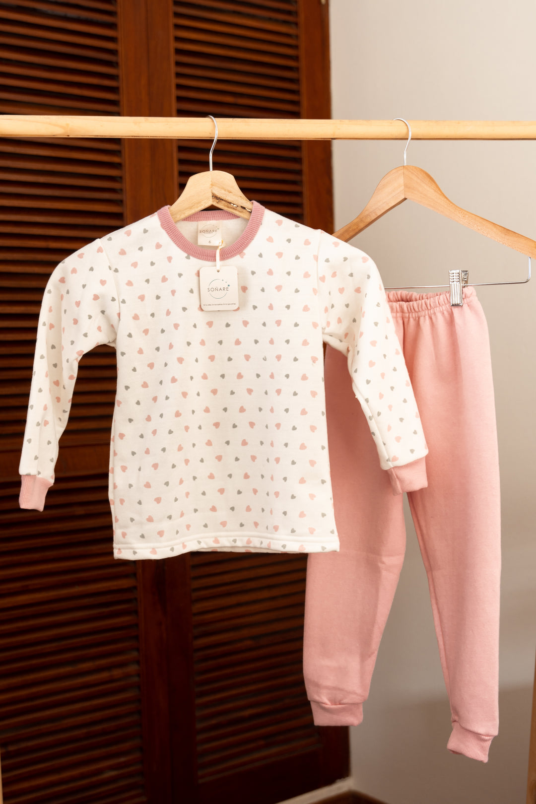 Pijama para niña Dulce Kids en algodón afranelado